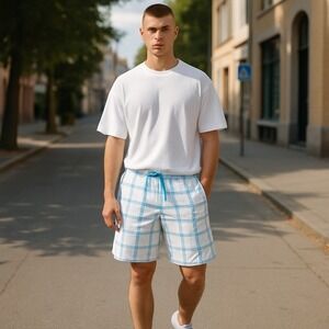 OP Men's Casual Drawstring Shorts – Relaxed Fit Summer Essential with Pockets
